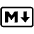 Markdown Icon from SVG Logos Set