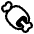 Meat On Bone High Contrast Emoji from Fluent Emoji High Contrast Set