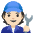 Mechanic Light Skin Tone Emoji from Noto Emoji Set