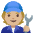 Mechanic Medium Light Skin Tone Emoji from Noto Emoji Set