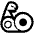 Mechanical Arm High Contrast Emoji from Fluent Emoji High Contrast Set