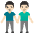 Men Holding Hands Light Skin Tone Emoji from Noto Emoji Set