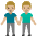 Men Holding Hands Medium Light Skin Tone Emoji from Noto Emoji Set