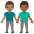 Men Holding Hands Medium Skin Tone Medium Dark Skin Tone Emoji from Noto Emoji Set