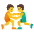 Men Wrestling Emoji from Noto Emoji Set