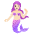 Mermaid Light Skin Tone Emoji from Noto Emoji Set