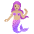 Mermaid Medium Light Skin Tone Emoji from Noto Emoji Set