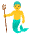 Merman Emoji from Noto Emoji Set