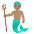 Merman Medium Skin Tone Emoji from Noto Emoji Set