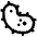 Microbe High Contrast Emoji from Fluent Emoji High Contrast Set