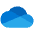 Microsoft Onedrive Icon from SVG Logos Set