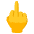 Middle Finger Emoji from Noto Emoji Set
