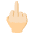 Middle Finger Light Skin Tone Emoji from Noto Emoji Set