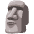 Moai Emoji from Noto Emoji Set