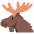 Moose Emoji from Noto Emoji Set