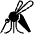 Mosquito High Contrast Emoji from Fluent Emoji High Contrast Set