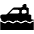 Motor Boat High Contrast Emoji from Fluent Emoji High Contrast Set