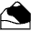 Mountain High Contrast Emoji from Fluent Emoji High Contrast Set