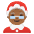 Mrs. Claus Medium Dark Skin Tone Emoji from Noto Emoji Set