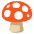 Mushroom Emoji from Noto Emoji Set