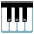 Musical Keyboard Emoji from Noto Emoji Set