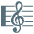 Musical Score Emoji from Noto Emoji Set