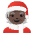 Mx Claus Dark Skin Tone Emoji from Noto Emoji Set
