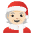 Mx Claus Light Skin Tone Emoji from Noto Emoji Set