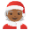 Mx Claus Medium Dark Skin Tone Emoji from Noto Emoji Set