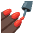 Nail Polish Dark Skin Tone Emoji from Noto Emoji Set