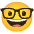 Nerd Face Emoji from Noto Emoji Set