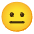 Neutral Face Emoji from Noto Emoji Set