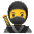 Ninja Emoji from Noto Emoji Set