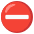 No Entry Emoji from Noto Emoji Set