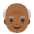 Old Man Medium Dark Skin Tone Emoji from Noto Emoji Set
