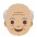 Old Man Medium Light Skin Tone Emoji from Noto Emoji Set