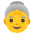 Old Woman Emoji from Noto Emoji Set