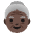 Old Woman Dark Skin Tone Emoji from Noto Emoji Set