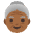 Old Woman Medium Dark Skin Tone Emoji from Noto Emoji Set