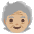 Older Person Medium Light Skin Tone Emoji from Noto Emoji Set