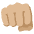 Oncoming Fist Medium Light Skin Tone Emoji from Noto Emoji Set