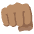 Oncoming Fist Medium Skin Tone Emoji from Noto Emoji Set