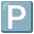 P Button Emoji from Noto Emojis Set