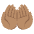 Palms Up Together Medium Skin Tone Emoji from Noto Emoji Set