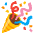 Party Popper Emoji from Noto Emoji Set