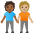 People Holding Hands Medium Dark Skin Tone Medium Light Skin Tone Emoji from Noto Emoji Set