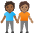 People Holding Hands Medium Dark Skin Tone Medium Skin Tone Emoji from Noto Emoji Set