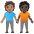 People Holding Hands Medium Skin Tone Dark Skin Tone Emoji from Noto Emoji Set
