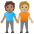 People Holding Hands Medium Skin Tone Medium Light Skin Tone Emoji from Noto Emoji Set