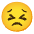 Persevering Face Emoji from Noto Emoji Set